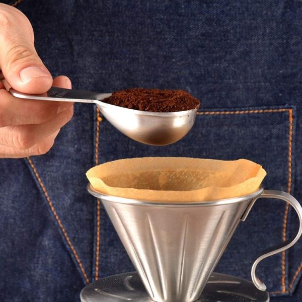 30ml 304 Stainless Steel Thickened Coffee Spoon With Scale Measuring Bean Spoon, Color: Gold - Image 10