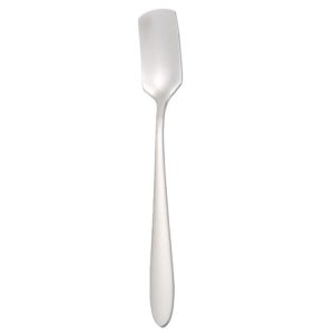 304 Stainless Steel Square Head Spoon Cake Dessert Coffee Small Spoon, Color: Stainless Steel Color