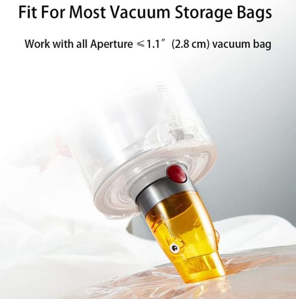 Vacuum Suction Tip Adapter For Dyson Vacuum Cleaner V7 V8 V10 V11 V12 V15 (Yellow) - Image 4