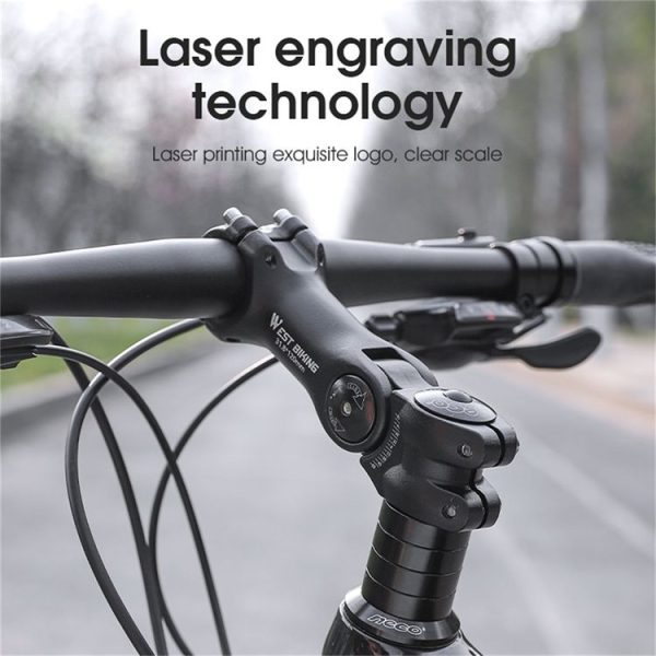 WEST BIKING Mountain Bike Adjustable Handlebar Angle Riser Handlebar Lift Accessories 25.4x100mm - Image 6