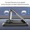 Car Mobile Phone Holder Carbon Fiber Pattern Silicone Dashboard Holder (Black) - Image 6