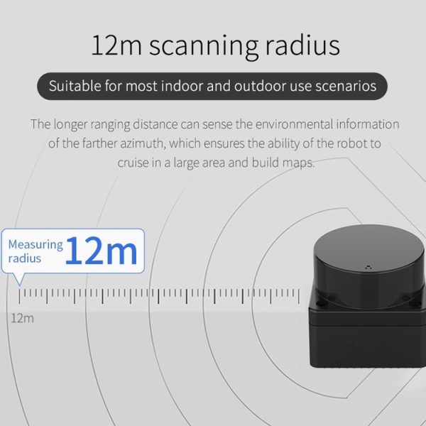 Yahboom Lidar ROS2 Robot SLAM Mapping Navigation Ranging TOF (MS200) - Image 12