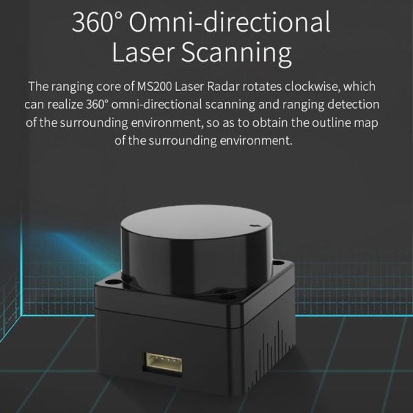 Yahboom Lidar ROS2 Robot SLAM Mapping Navigation Ranging TOF (MS200) - Image 17