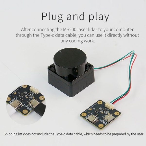 Yahboom Lidar ROS2 Robot SLAM Mapping Navigation Ranging TOF (MS200) - Image 9