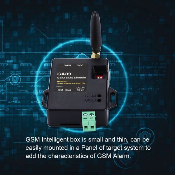 GA09 Mini 8 CH Home Security Wireless GSM SMS Alarm Module - Image 5