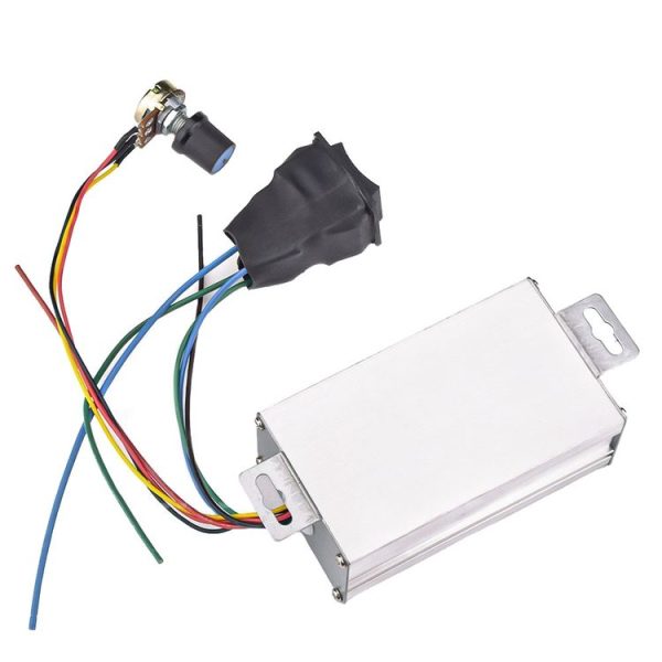 20A Forward And Reverse DC Speed Regulator 9-60V Pulse Wide Motor Driver PWM Control Board (With Switch) - Image 4