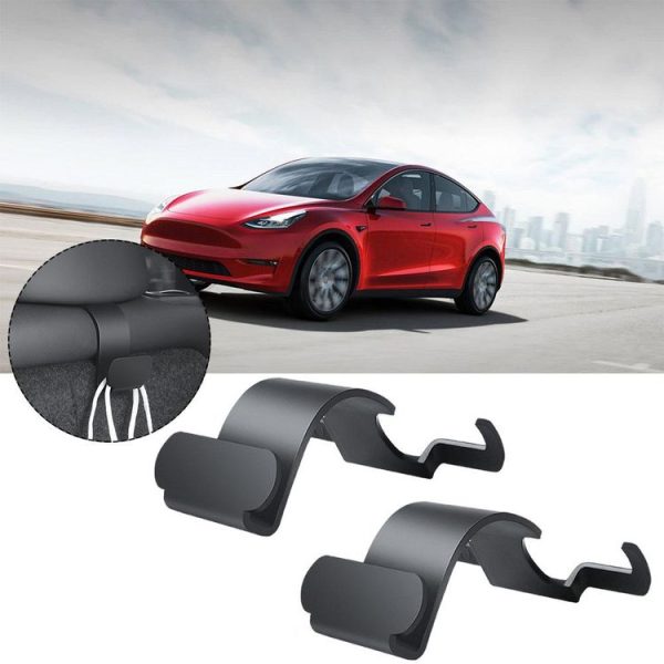 Tesla Model Y 1pair Rear Trunk Hook Bag Umbrella Hanger
