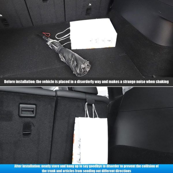 Tesla Model Y 1pair Rear Trunk Hook Bag Umbrella Hanger - Image 8