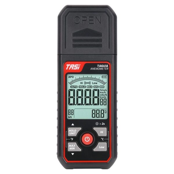 TASI TA641A High Precision Wind Speed Instrument Wind Volume Tester Handheld Wind Speed Meter - Image 2