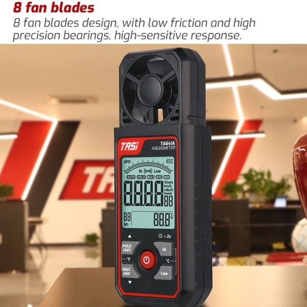 TASI TA641A High Precision Wind Speed Instrument Wind Volume Tester Handheld Wind Speed Meter - Image 4