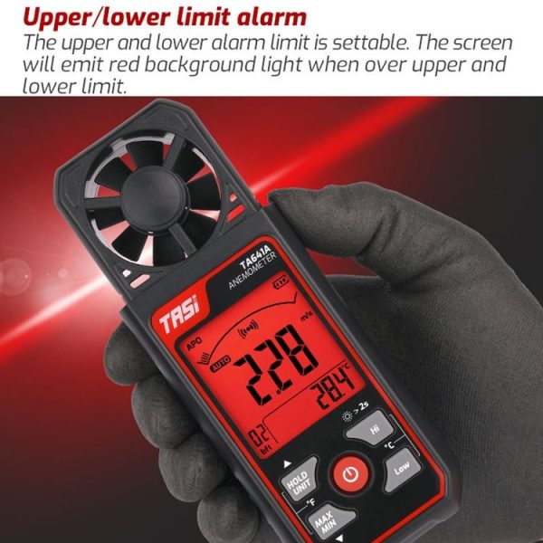 TASI TA641A High Precision Wind Speed Instrument Wind Volume Tester Handheld Wind Speed Meter - Image 5