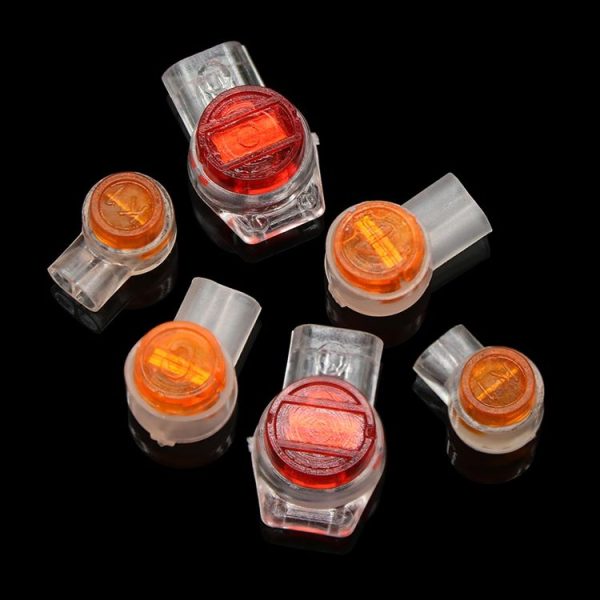 K1 100pcs / Pack Network Cable Telephone Line Connector Moisture-Proof Waterproof Wiring Terminals - Image 3