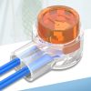 K1 100pcs / Pack Network Cable Telephone Line Connector Moisture-Proof Waterproof Wiring Terminals - Image 6