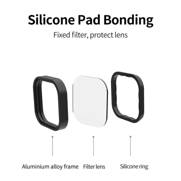 GoPro Hero11 Black / HERO10 Black / HERO9 Black TELESIN Lens Filter, Spec: CPL - Image 4