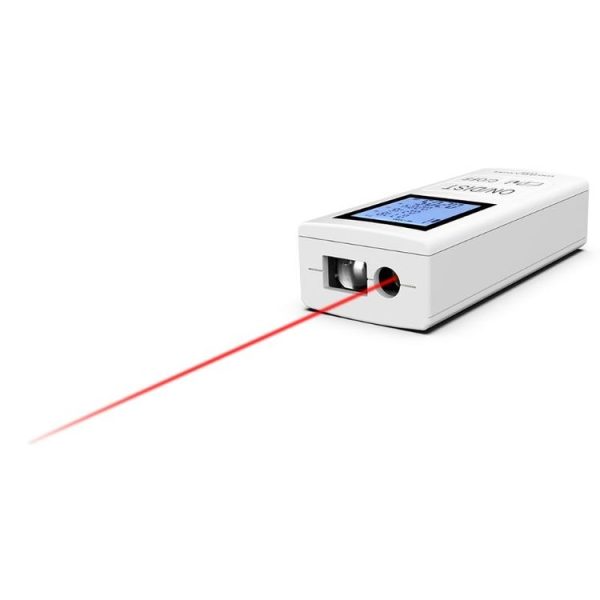 30m Mini Handheld Rechargeable Infrared Electronic Range Finder (White) - Image 4