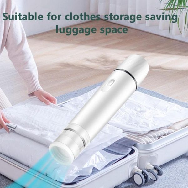 Handheld Vacuum Machine Rechargeable Food Preservation Compression Storage Machine (Black) - Image 5