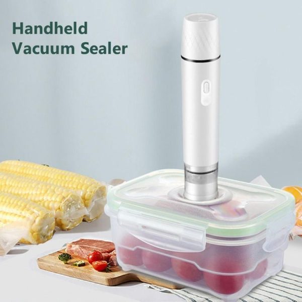 Handheld Vacuum Machine Rechargeable Food Preservation Compression Storage Machine (Black) - Image 6