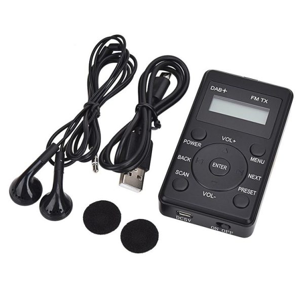 HanRongda HRD-100 Portable Digital Display DAB+ / DAB / FM Radio (Black) - Image 2