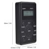HanRongda HRD-100 Portable Digital Display DAB+ / DAB / FM Radio (Black) - Image 4