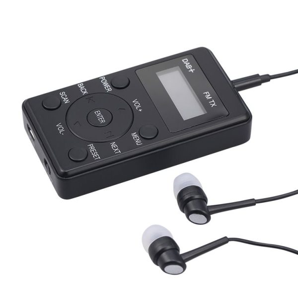 HanRongda HRD-100 Portable Digital Display DAB+ / DAB / FM Radio (Black) - Image 6