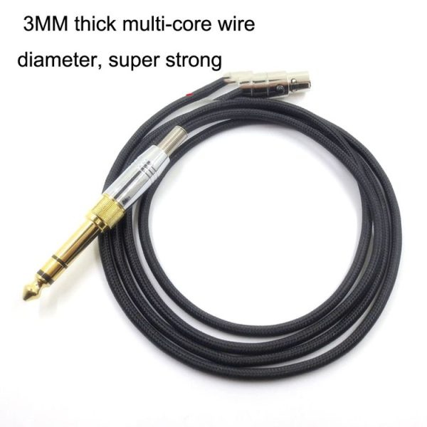 1.2m For K240 / K141 / K271 / K702 / Q701 / K712 Headphone Cable Mini Cartoon Head Upgrade Line (Black) - Image 2