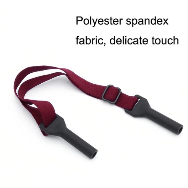 10pcs Short Style Glasses Non-Slip Rope Adjustable Elastic Sports Legs Anti-Drop Fixed Strap (Black) - Image 4