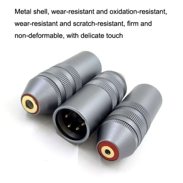 4 Core XLR to 2.5mm Amplifier Balance Female Headphone Adapter - Image 5