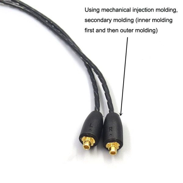 1.2m For Shure MMCX / SE215 / SE535 / SE846 / UE900 Volume Adjustment Headphone Cable (Red) - Image 5
