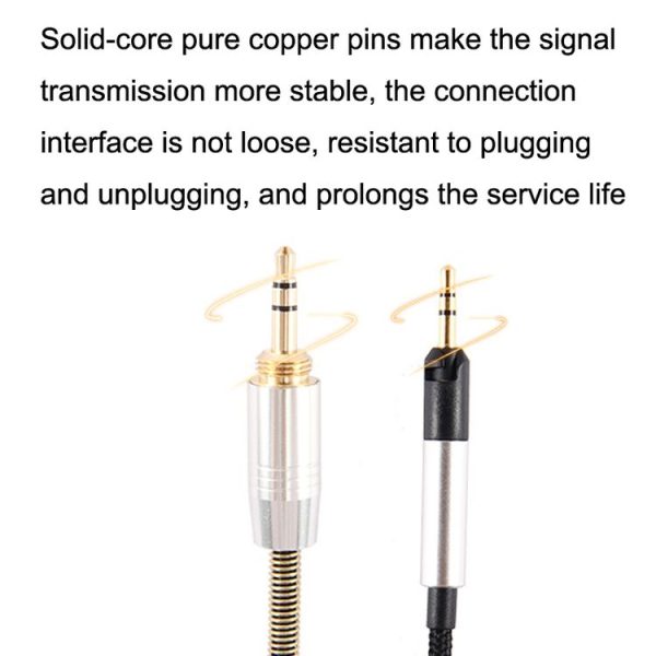 1.2m For Sennheiser HD518 / HD558 / HD598 / M40X / M50X Headset Upgrade Cable - Image 3