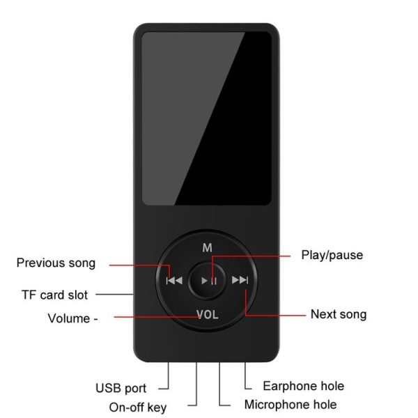 Bluetooth MP3 / MP4 Student Walkman Music Player E-Book Playback Without Memory Card - Image 3