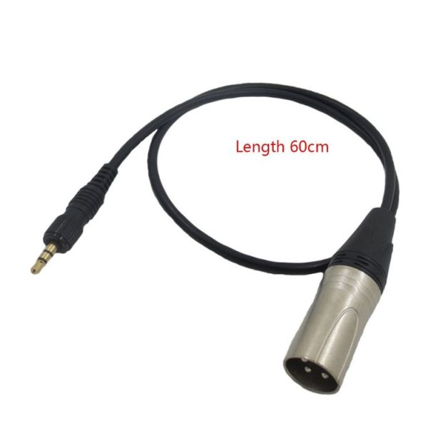 Sony D11 / D21 / P03B Wireless Bee Microphone Pocket Camera Connection Cable, Length: 60cm (Black) - Image 3