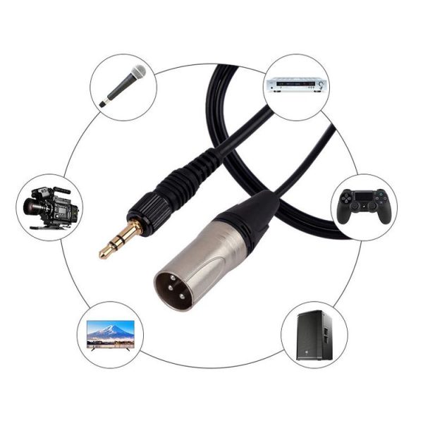 Sony D11 / D21 / P03B Wireless Bee Microphone Pocket Camera Connection Cable, Length: 60cm (Black) - Image 6