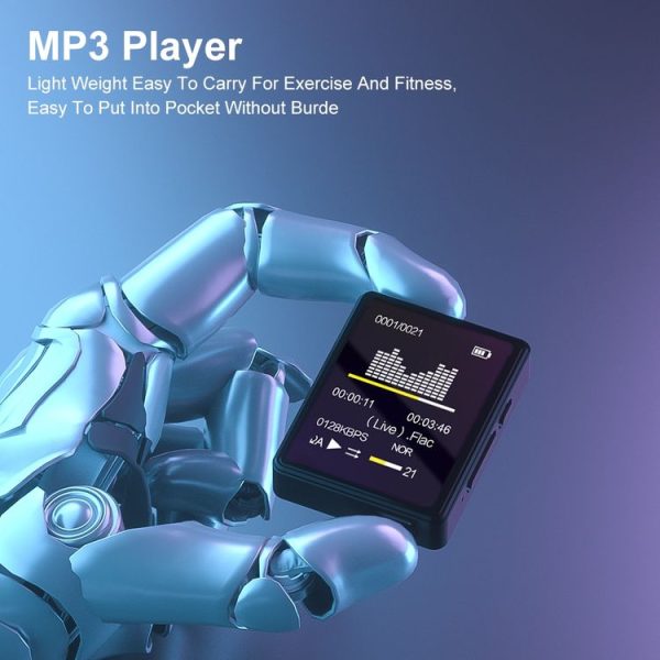 MP3 Music Player Bluetooth 5.0 Ebook Recorder MP4 Walkman Without Memory Card (Black) - Image 12