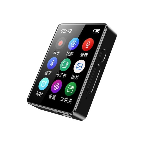 MP3 Music Player Bluetooth 5.0 Ebook Recorder MP4 Walkman Without Memory Card (Black) - Image 3