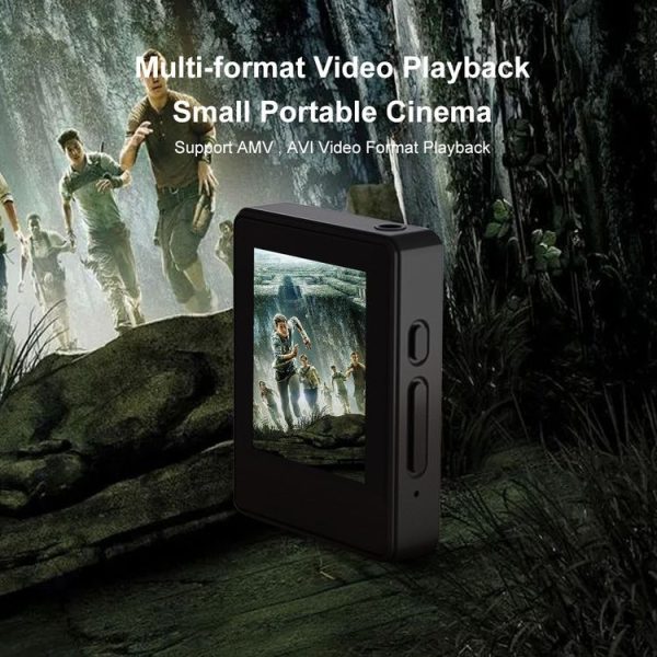 MP3 Music Player Bluetooth 5.0 Ebook Recorder MP4 Walkman Without Memory Card (Black) - Image 6