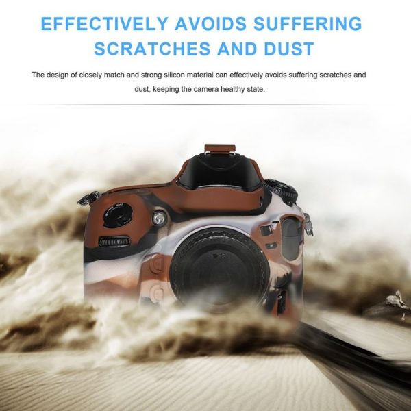 Pixel P001 For Nikon D800 / D800E Camera Silicone Protector Case (Jungle Camouflage) - Image 11