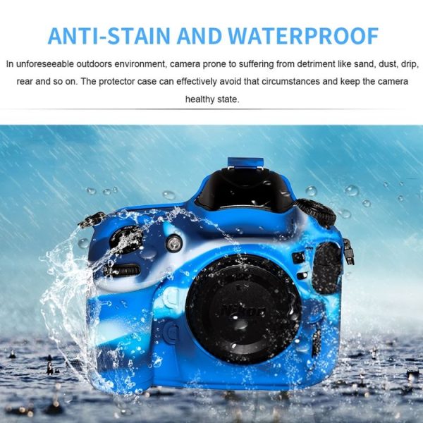 Pixel P001 For Nikon D800 / D800E Camera Silicone Protector Case (Jungle Camouflage) - Image 12