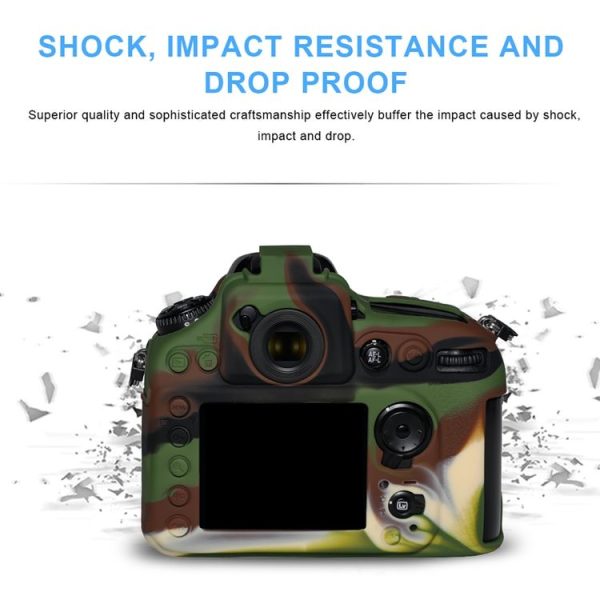 Pixel P001 For Nikon D800 / D800E Camera Silicone Protector Case (Jungle Camouflage) - Image 8