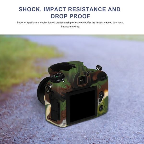 Pixel P001 For Nikon D750 Camera Silicone Protector Case (Desert Camouflage) - Image 11