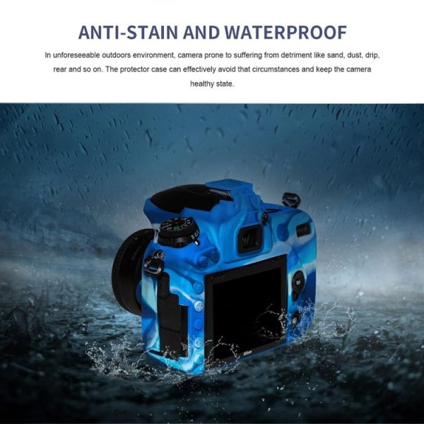 Pixel P001 For Nikon D750 Camera Silicone Protector Case (Desert Camouflage) - Image 12