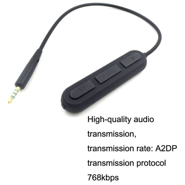BOSE QC25 / OE2 / QC35 / AKG / Y50 / Y40 Headphones Bluetooth Cable (Black) - Image 3