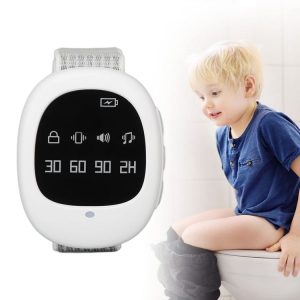 Wireless Timing Bedwetting Alarm Potty Training Watch For Elderly and Kids (White)