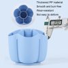 Office Desk Simple Large Capacity Pen Holder Cosmetics Storage Box, Style: Rotatable (Color Random Delivery) - Image 4