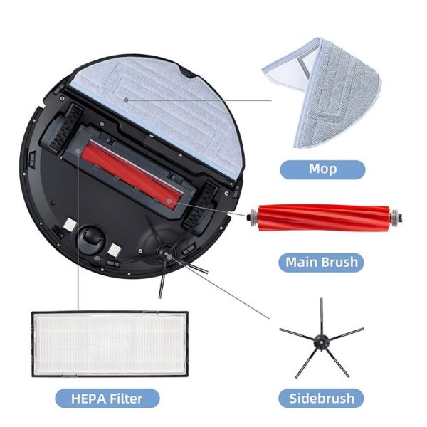 Xiaomi Roborock S7+ S7 T7S T7 Plus Series Roller Brush Filter Rag Side Brush 15 in 1 Set - Image 7