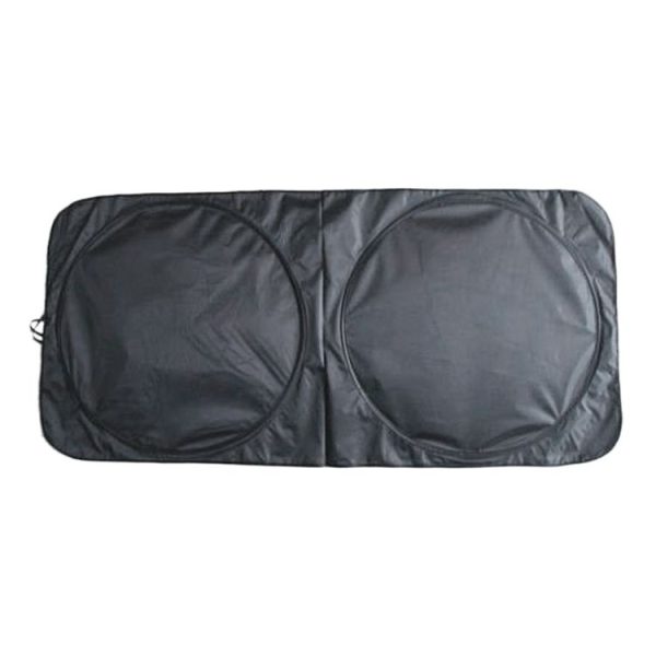 150x80cm Car Double Circle Sun Visor Heat Insulation Sun Protection Sun Block - Image 3