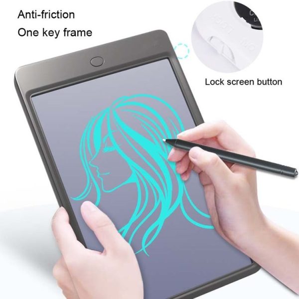 Children LCD Handwriting Board Writing Panel, Size: 10 inch (Black) - Image 2