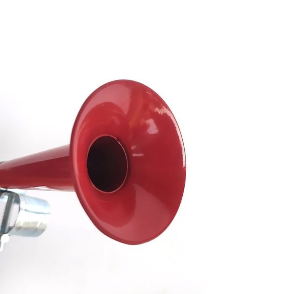 2pcs 7 inch Metal Plating Bicycle Air Horn Bicycle Accessories, Color: Black - Image 4