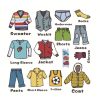 28x28cm Clothing Classification Logo Label Storage Box Cabinet Stickers (FG014)