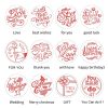 English Letters Series Fire Lacquer Seal Toxca Handle+Brass Seal Head (YW-13 Merry Chrstmas) - Image 5