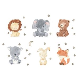Cartoon Animal Switch Sticker Children Room Decoration (BR-S001)